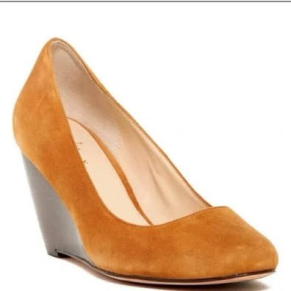 Cole Haan Lainey Suede Wedge Pump - like new